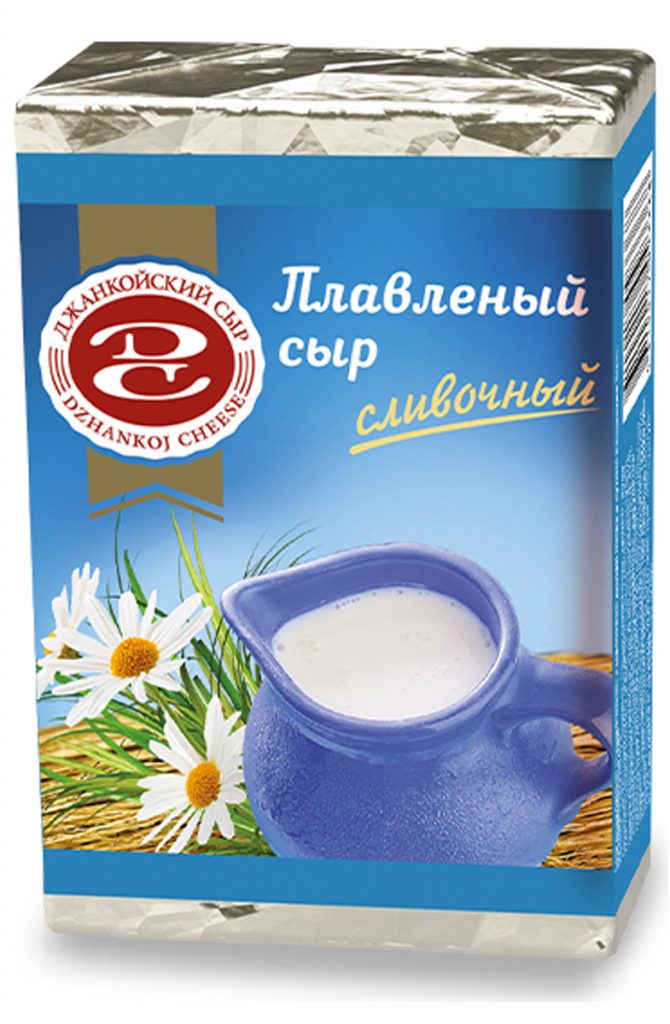 Сыр плавленый Сливочный