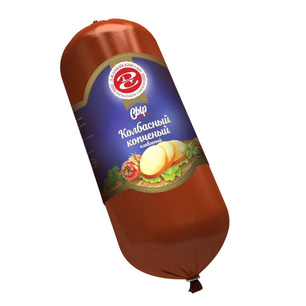 Сыр плавленый колбасный копчёный